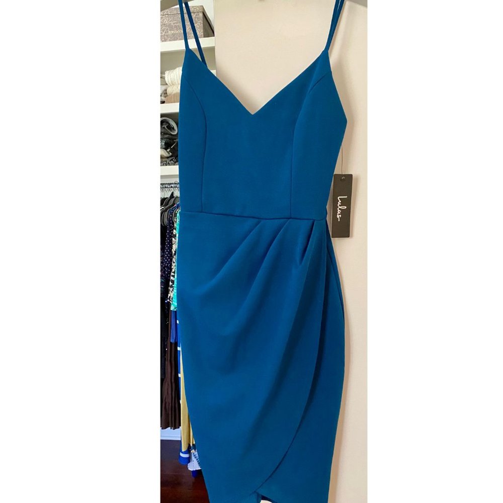 Lulus NWT Blue Teal Bodycon dress